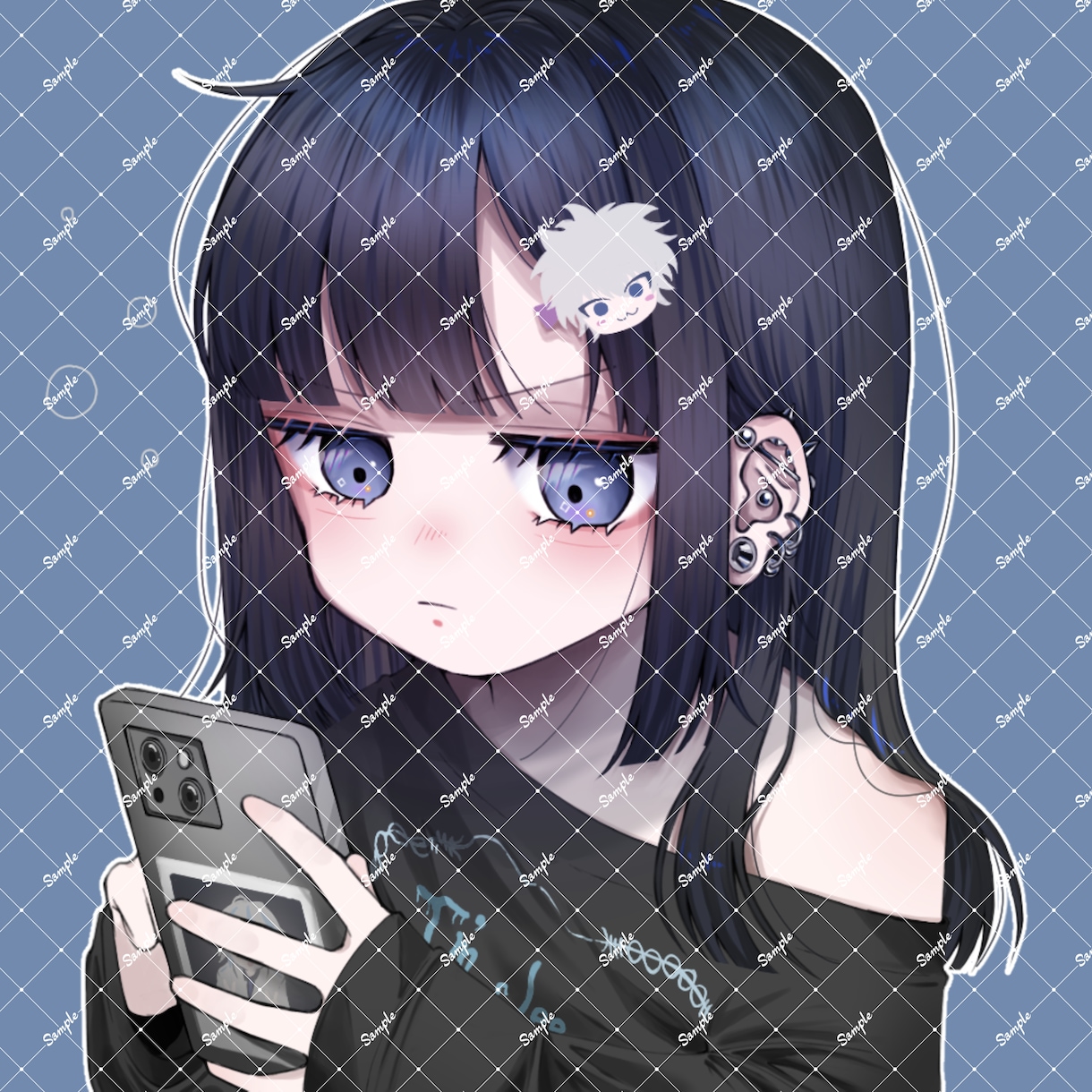 かわいいミニキャラかきます アイコン〜サムネイルなど色々な用途で使えます イメージ8