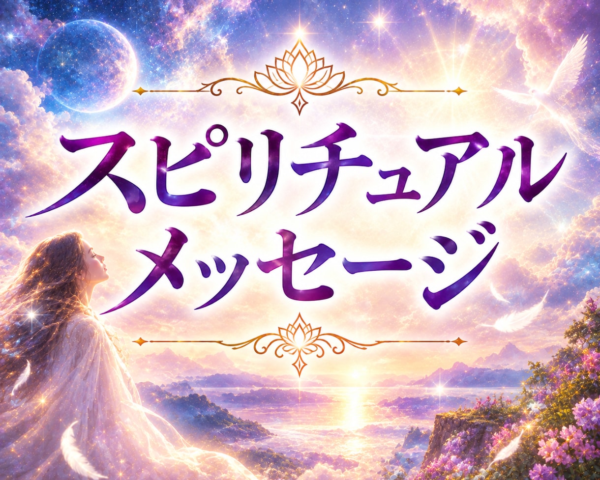スピリチュアルメッセージをお届けします 今の悩みの意味と、どうすればいいかのヒントが見つかります イメージ1