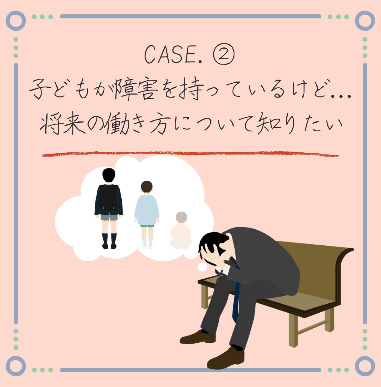 障害を抱えているご家族の就労相談に乗ります 障害者の就労制度を知りたい当事者のご家族へ イメージ3