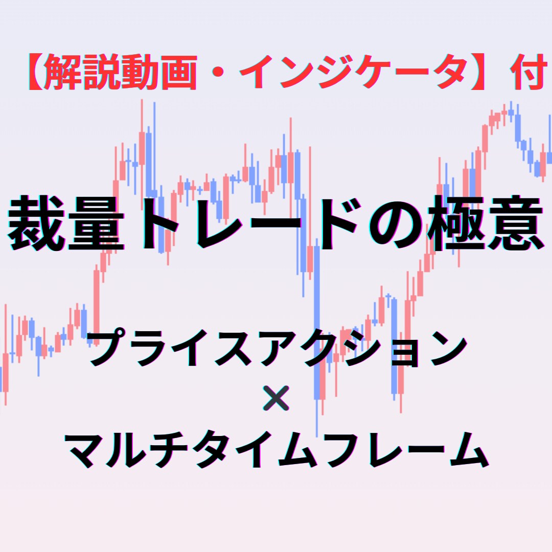 裁量トレードの極意教えます 【解説動画・オリジナルインジケータ】付ver イメージ1