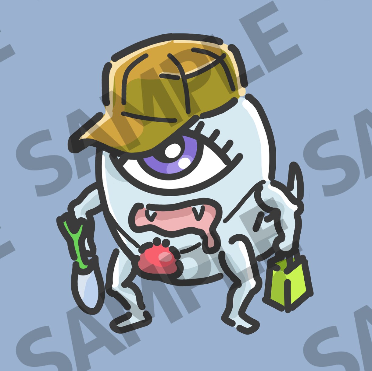 SNSアイコンやビジネス用カットイラストを描きます シンプルだけど丁寧なデフォルメイラストです！　※修正無制限 イメージ5