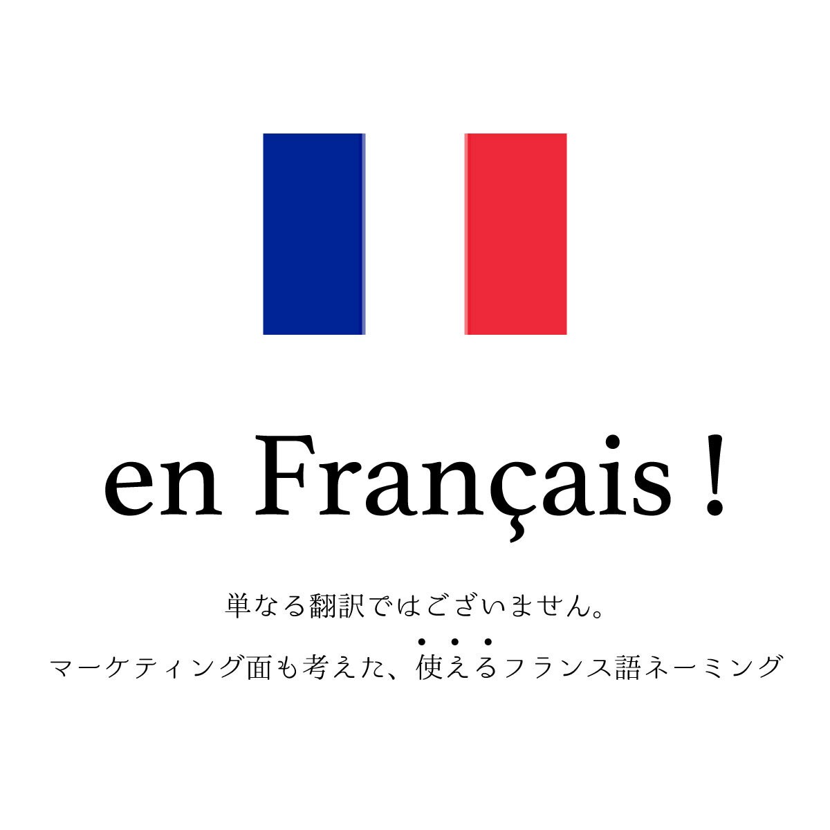 フランス語の魅力的なネーミングをご提案します 【ネイティブチェック有】デザイナーが厳選したフォントデータ付 イメージ1