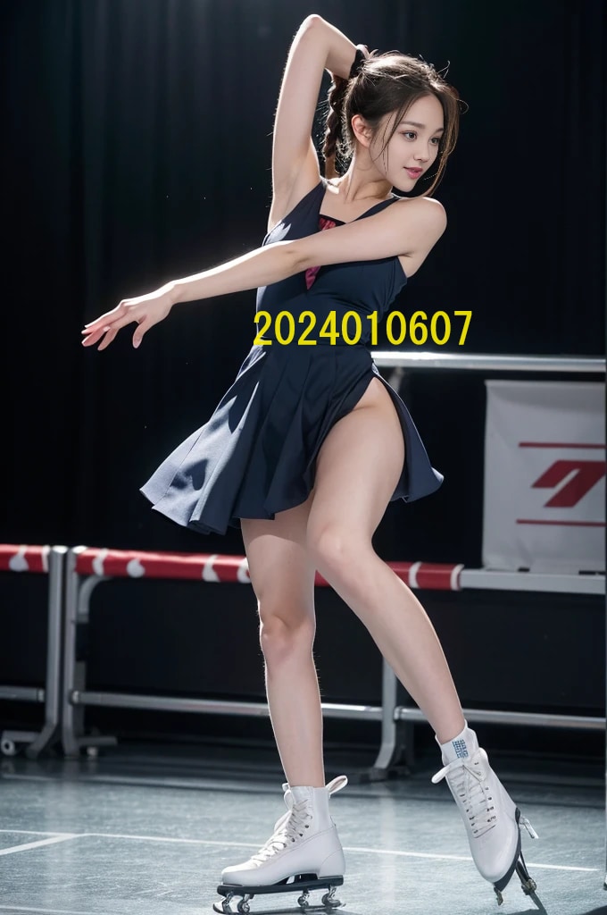AIで作成したフィギュアスケート女子写真販売します 実写では撮影が難しいフィギュアスケートする女子高生のAI写真 イメージ7