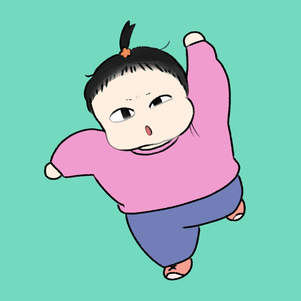 赤ちゃんやペットのデフォルメ絵を描きます 家族の可愛い一瞬の面白写真をイラストにします！ イメージ2