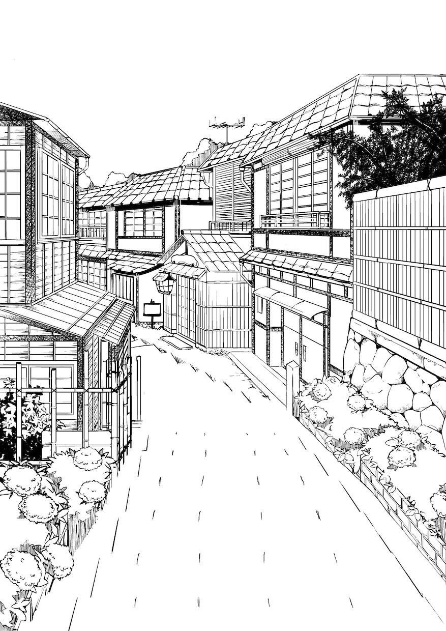 漫画アシスタント承ります 面倒くさい背景、代わりにお描きします！ イメージ4
