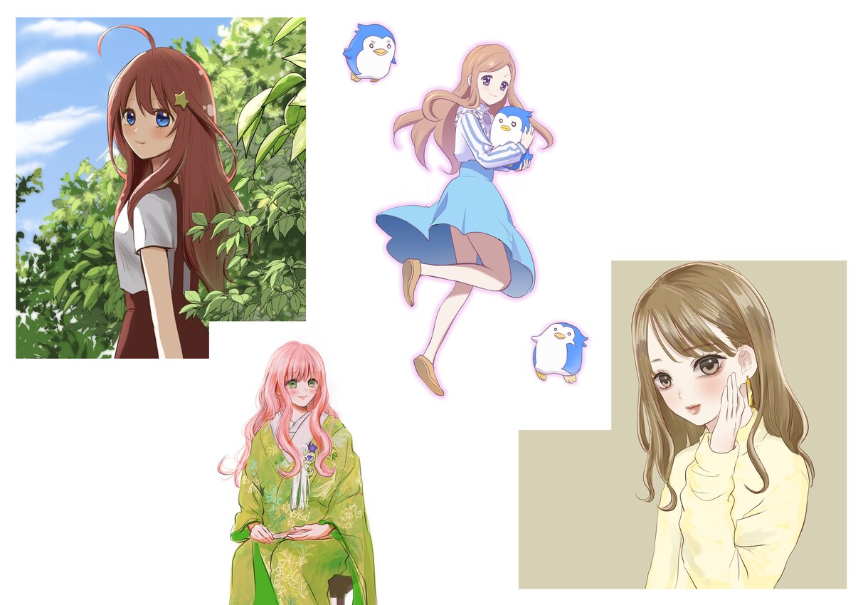 商用利用OK＊かわいい＊きらきら＊イラスト描きます 横断幕やアイコン等にも使えます！ イメージ3