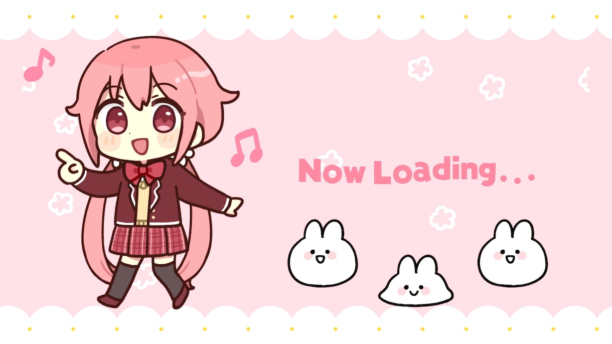 待機画面等に！キャラクターアニメーション作成します 配信者・VTUBER様におすすめ！アニメーション作成します イメージ2