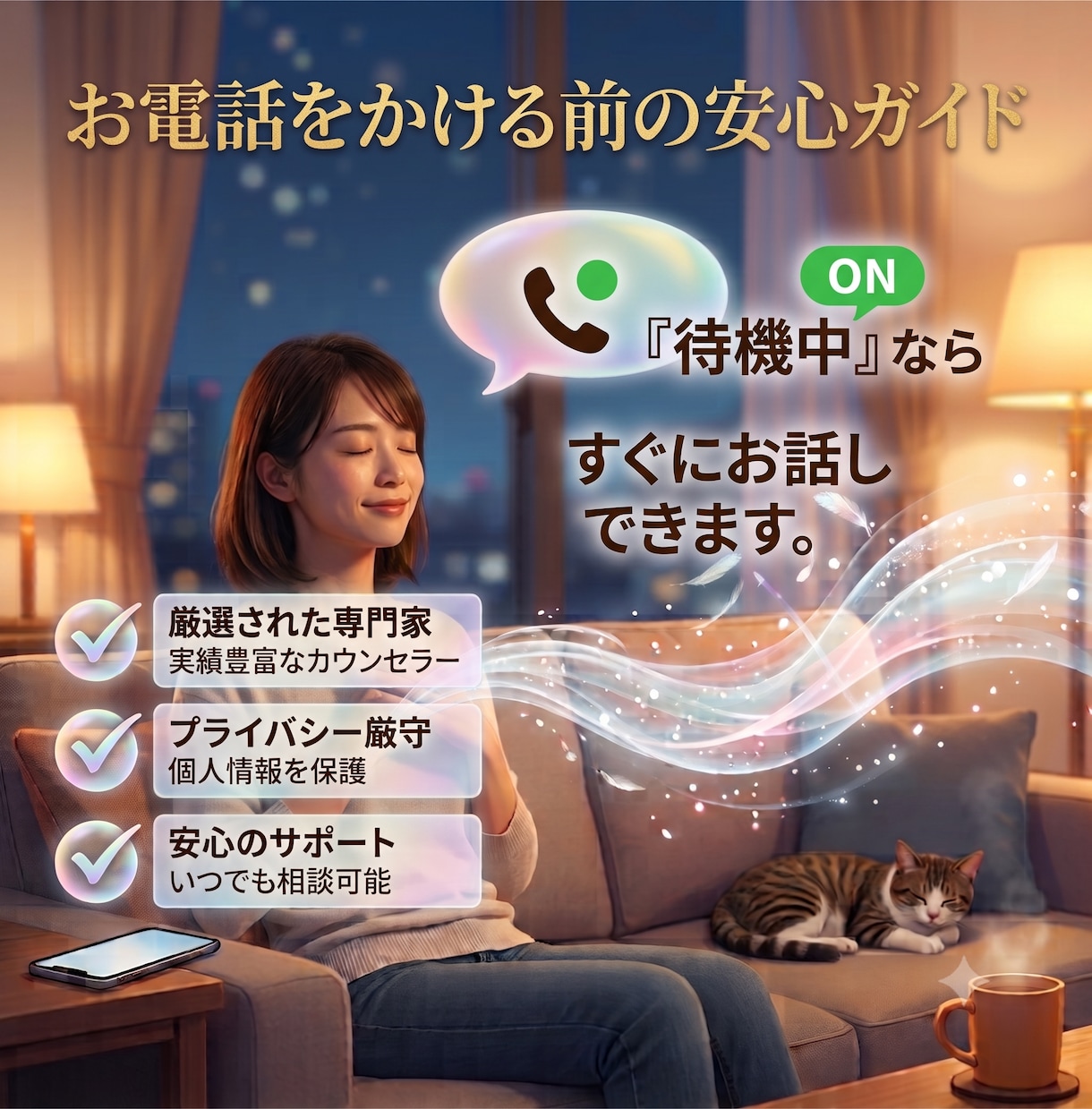 頭のぐるぐるを心理の専門家がそっと整えます 話す ➡ 整理 ➡ 気づく ➡ 見方が変わる ➡ 次に進める イメージ8