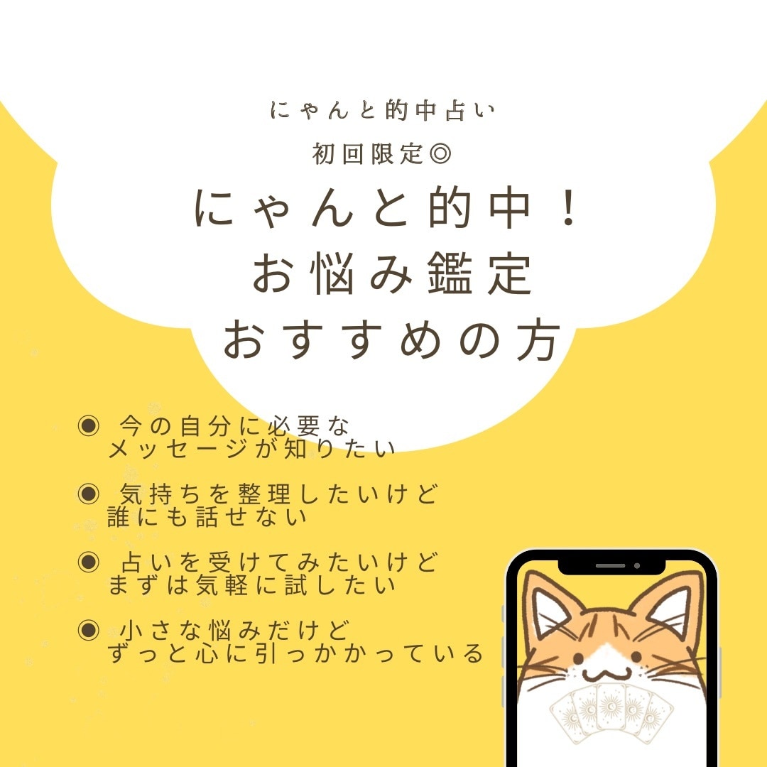 初回限定◎にゃんと的中！お悩み鑑定いたします 総実績100名さま限定！本音と現実を整え次の一歩を後押し⭐︎ イメージ4