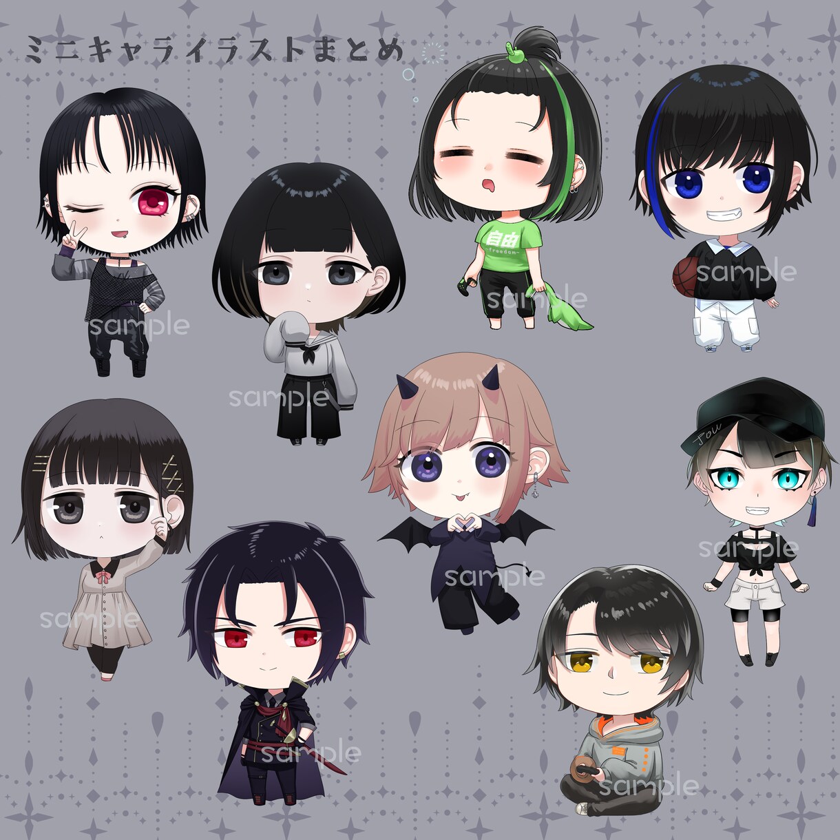ミニキャラ制作します グッズやイベント返礼品にオススメです！ イメージ7