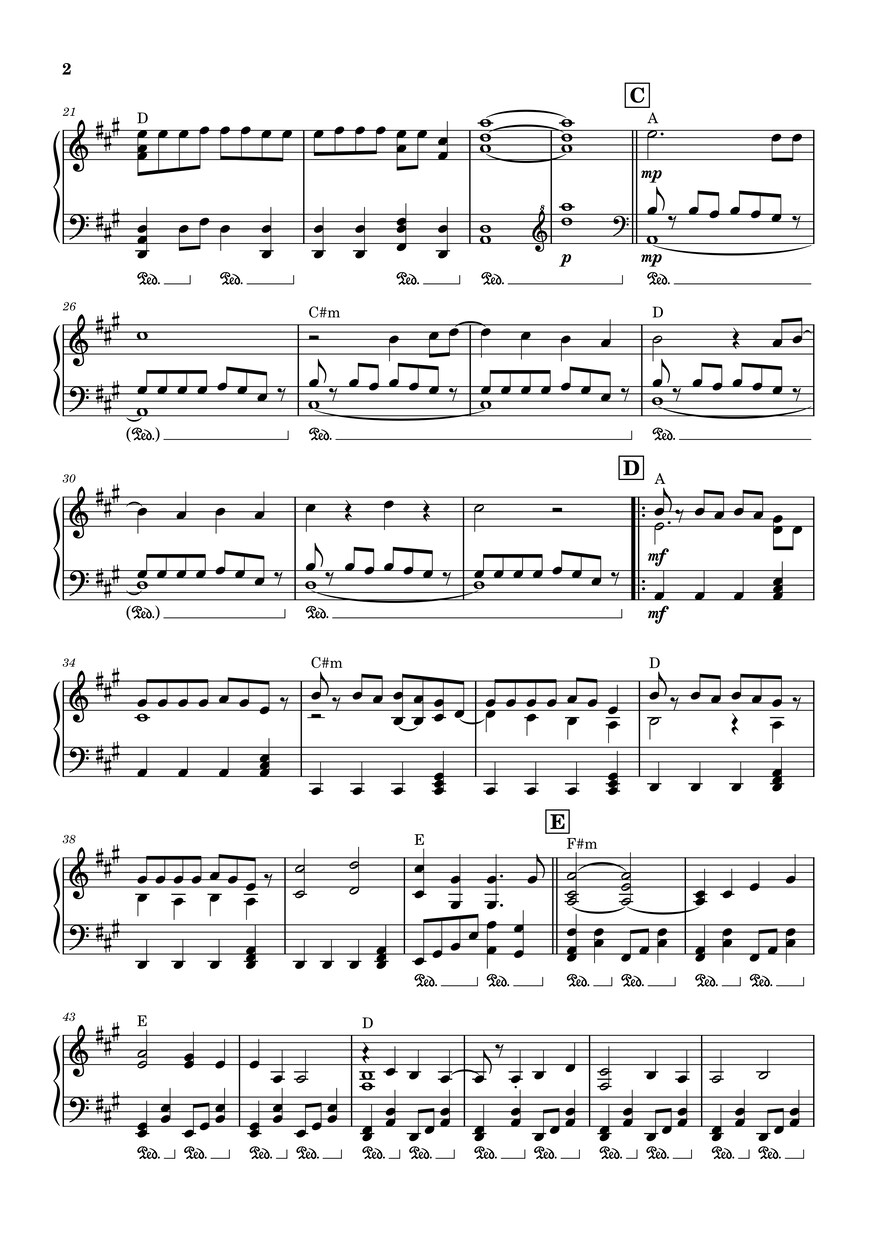 楽譜【低価格】作成します 弾きたい曲の楽譜が見つからない方へ♬アレンジ・編曲します！ イメージ7