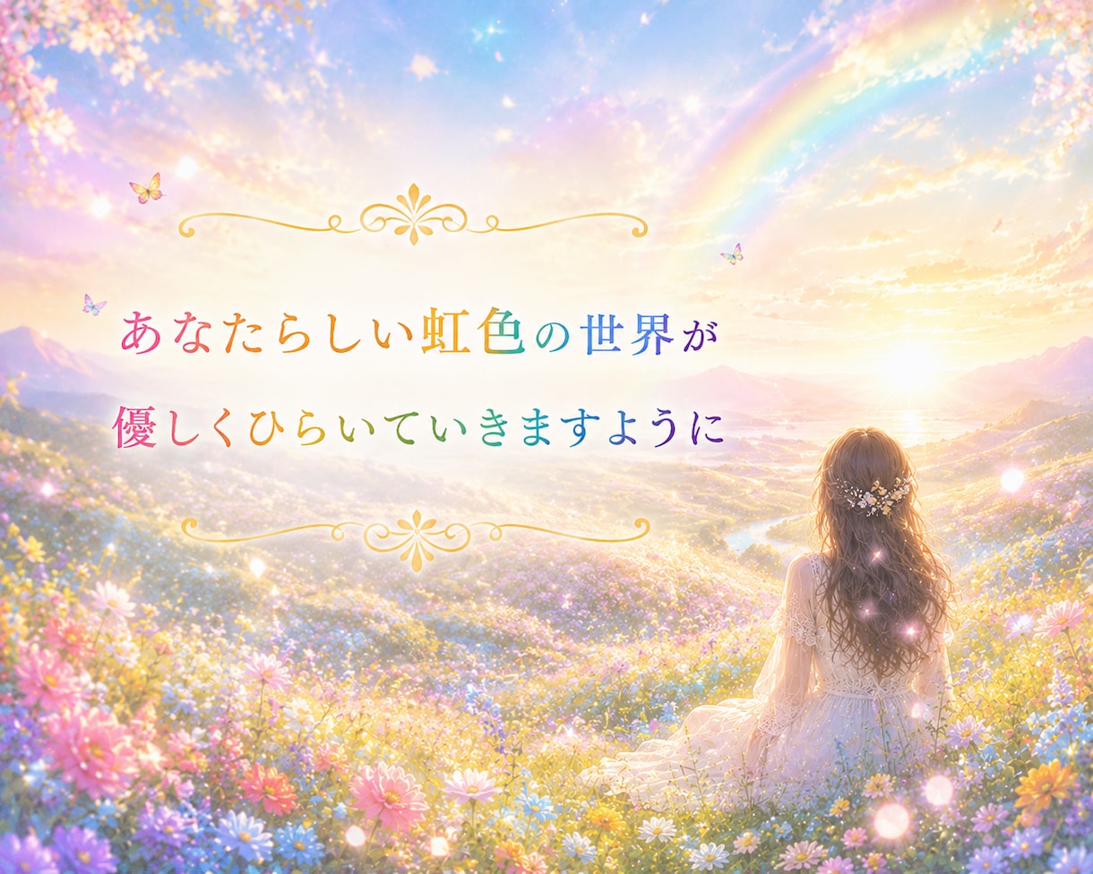 パラレルシフトリーディング⭐届けます ✨あなたの中の虹色の可能性に光をあてます✨ イメージ6