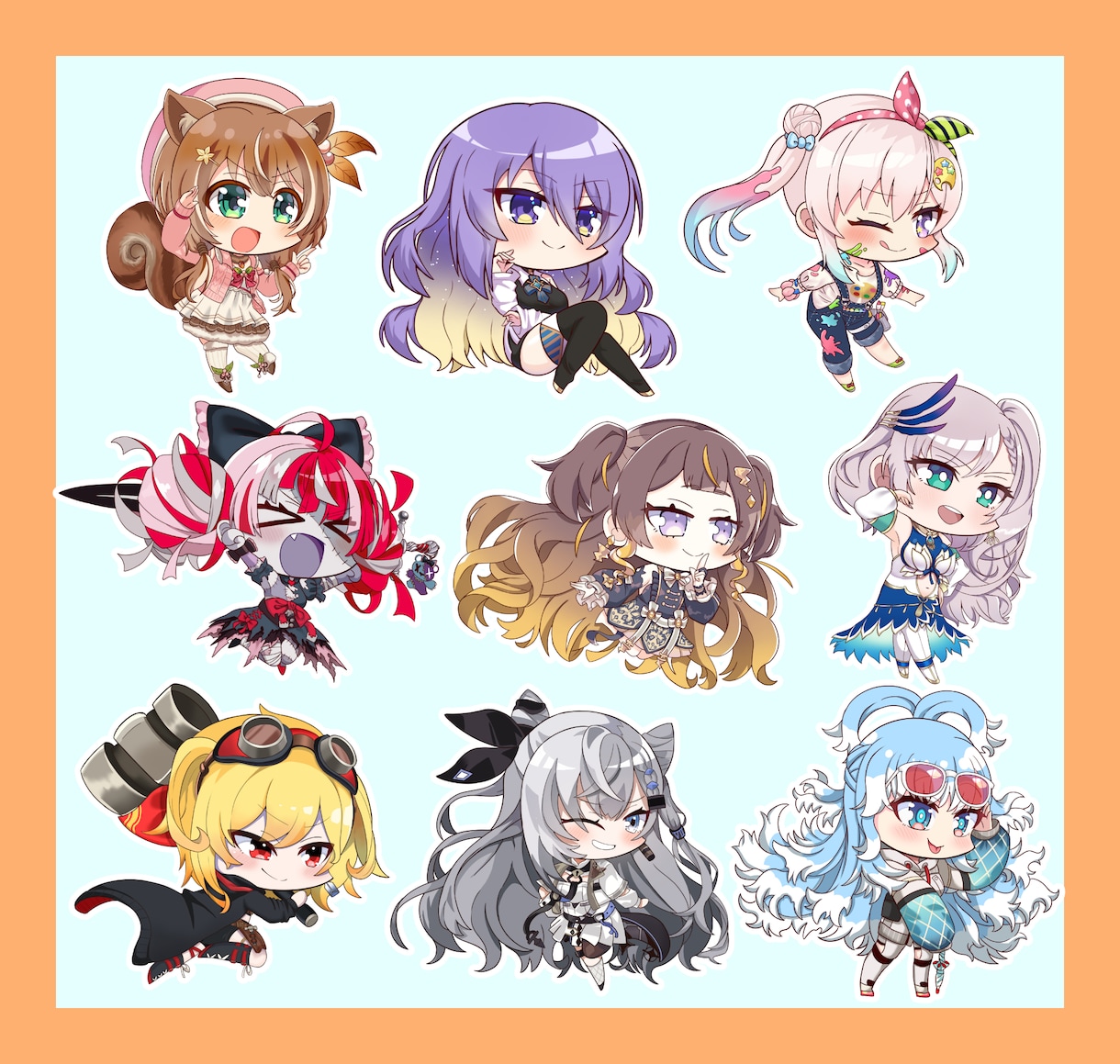 SDキャラクターを制作いたします 商用利用可！アイコン・配信・グッズ等に是非！ イメージ2