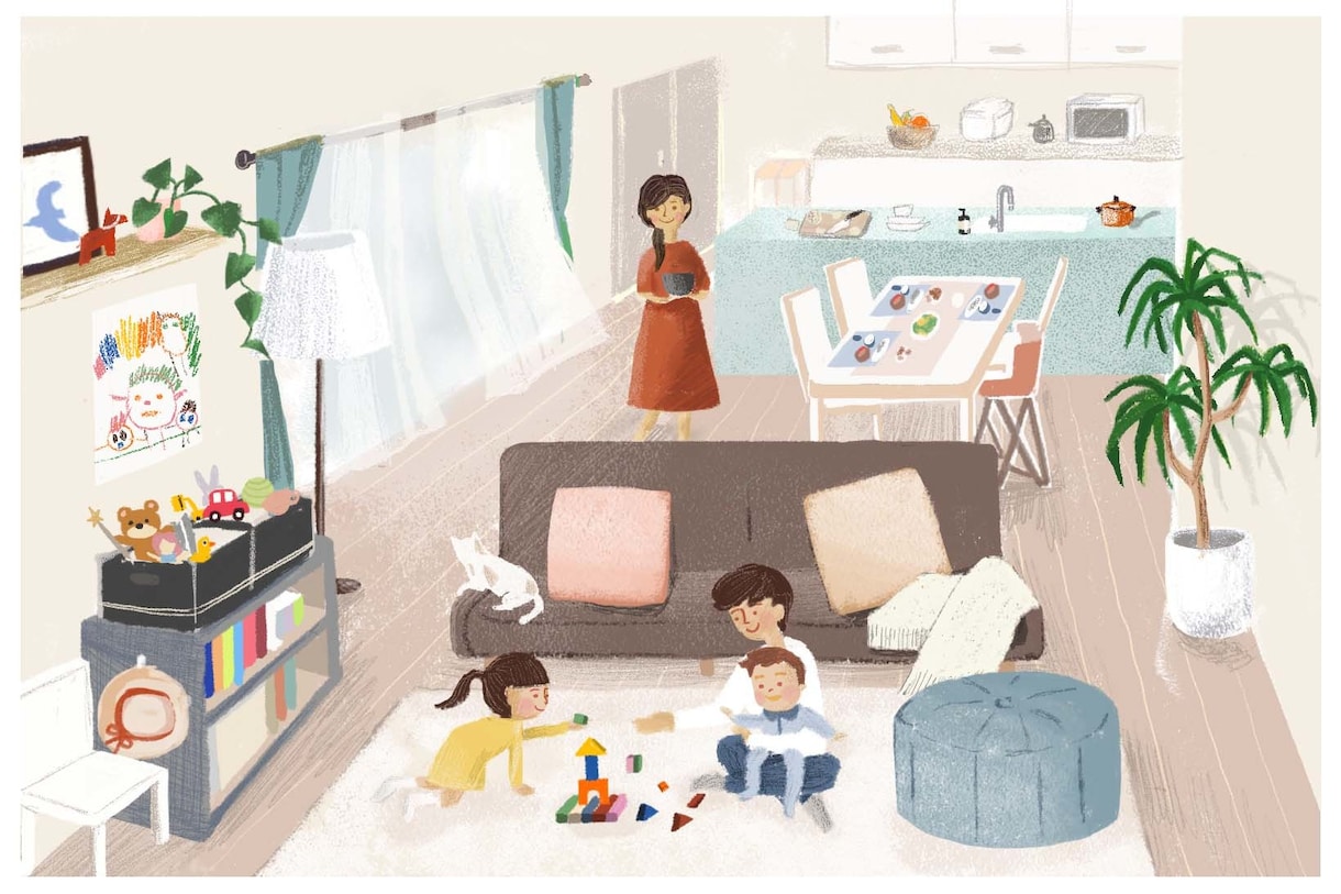 物語が感じられる一枚絵を描きます あなたの「伝えたい」場面を色鉛筆調の柔らかn色調で演出します イメージ4