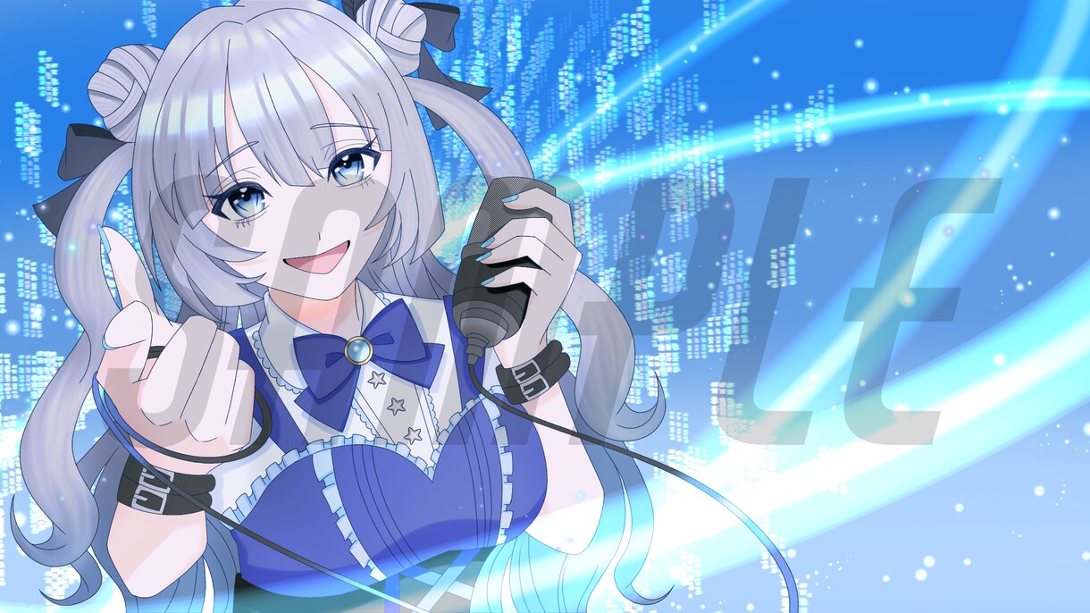 歌ってみたなどサムネイラスト描かせていただきます 歌ってみた動画サムネ作成します！ イメージ7