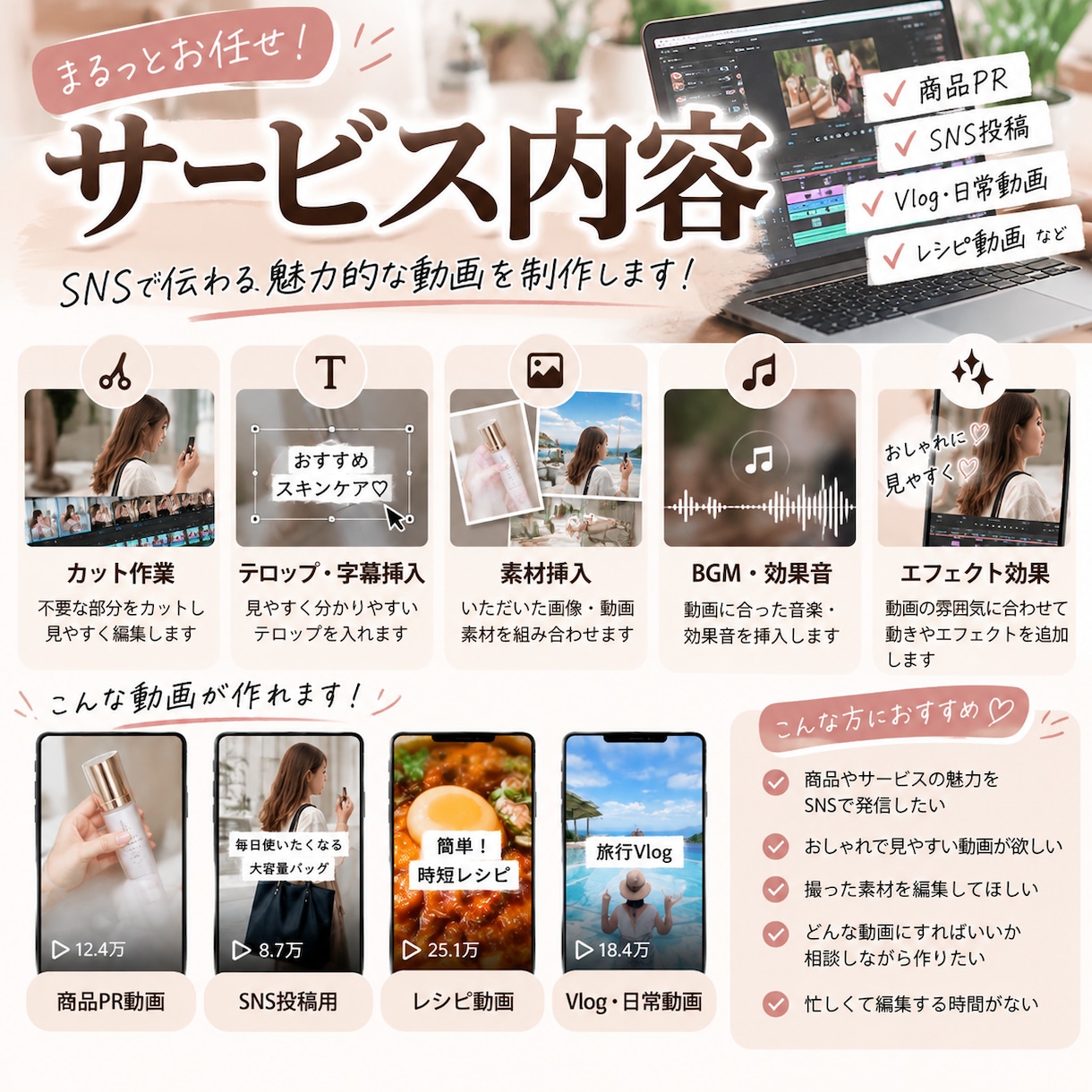 商品の魅力が伝わるPR動画を制作します TikTok・リール向けの商品PR動画を丁寧に制作 イメージ2