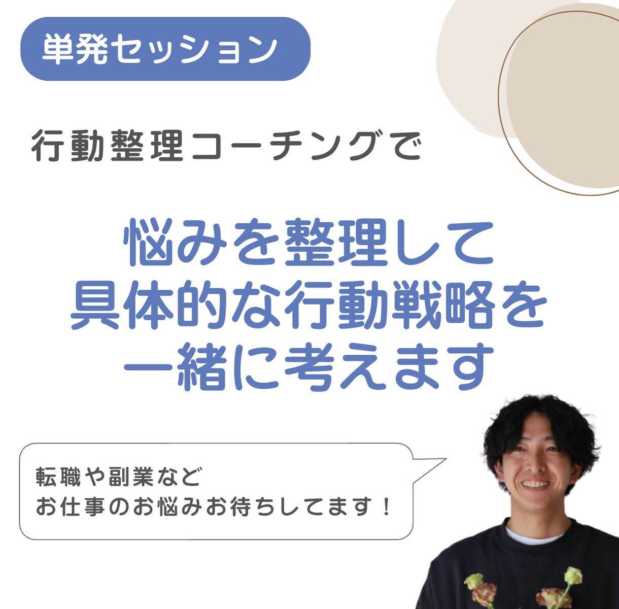 何から始めていいか行動に迷う人の頭の中を整理します 思考を整理してまずは1歩踏み出しましょう！ イメージ1