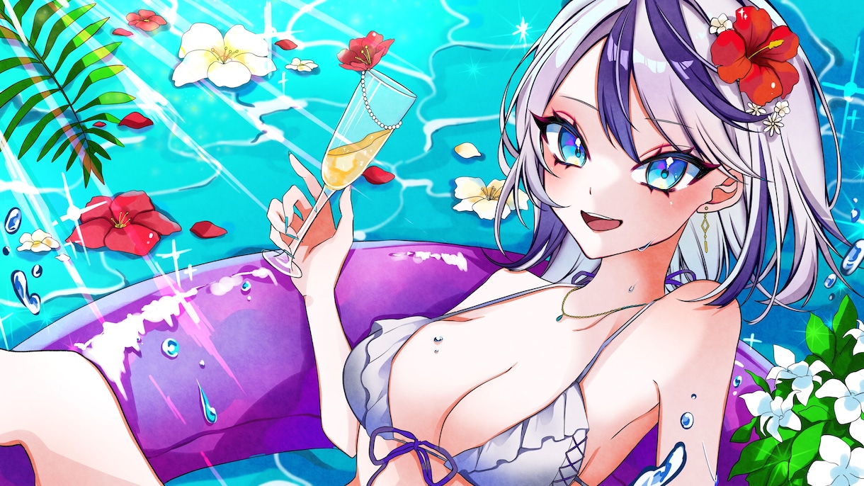1枚絵制作致します VTuber様、活動者様向け1枚絵イラストの制作を致します イメージ7