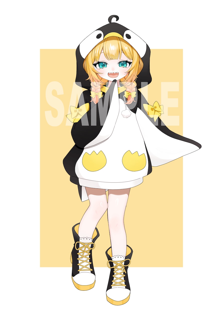 Vtuber、IRIAMキャラクターを制作します 商用利用OK!  パーツ分け、差分も可能です！ イメージ2