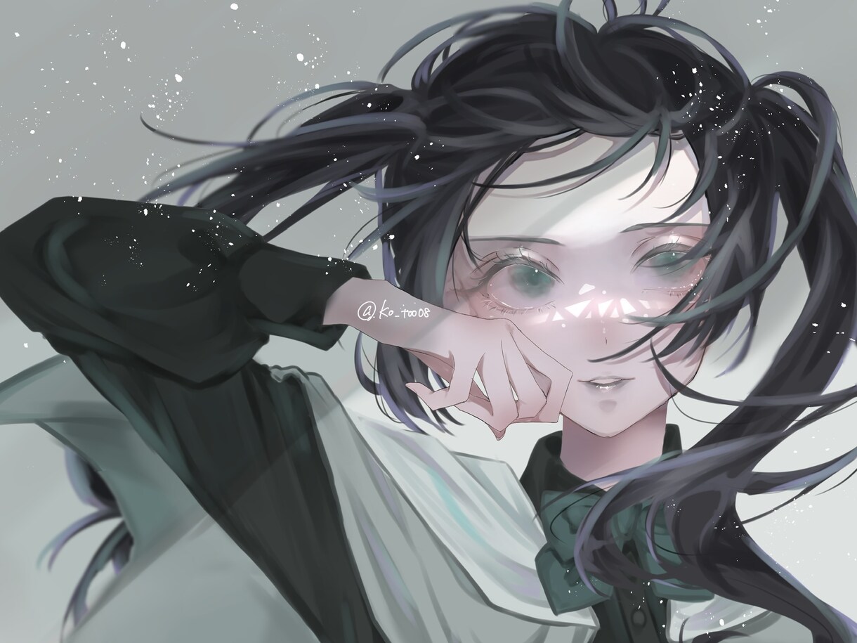 アイコン、ヘッダー、SNSで使えるイラスト描きます 透明感あるイラストをお描きします♡♡ イメージ4
