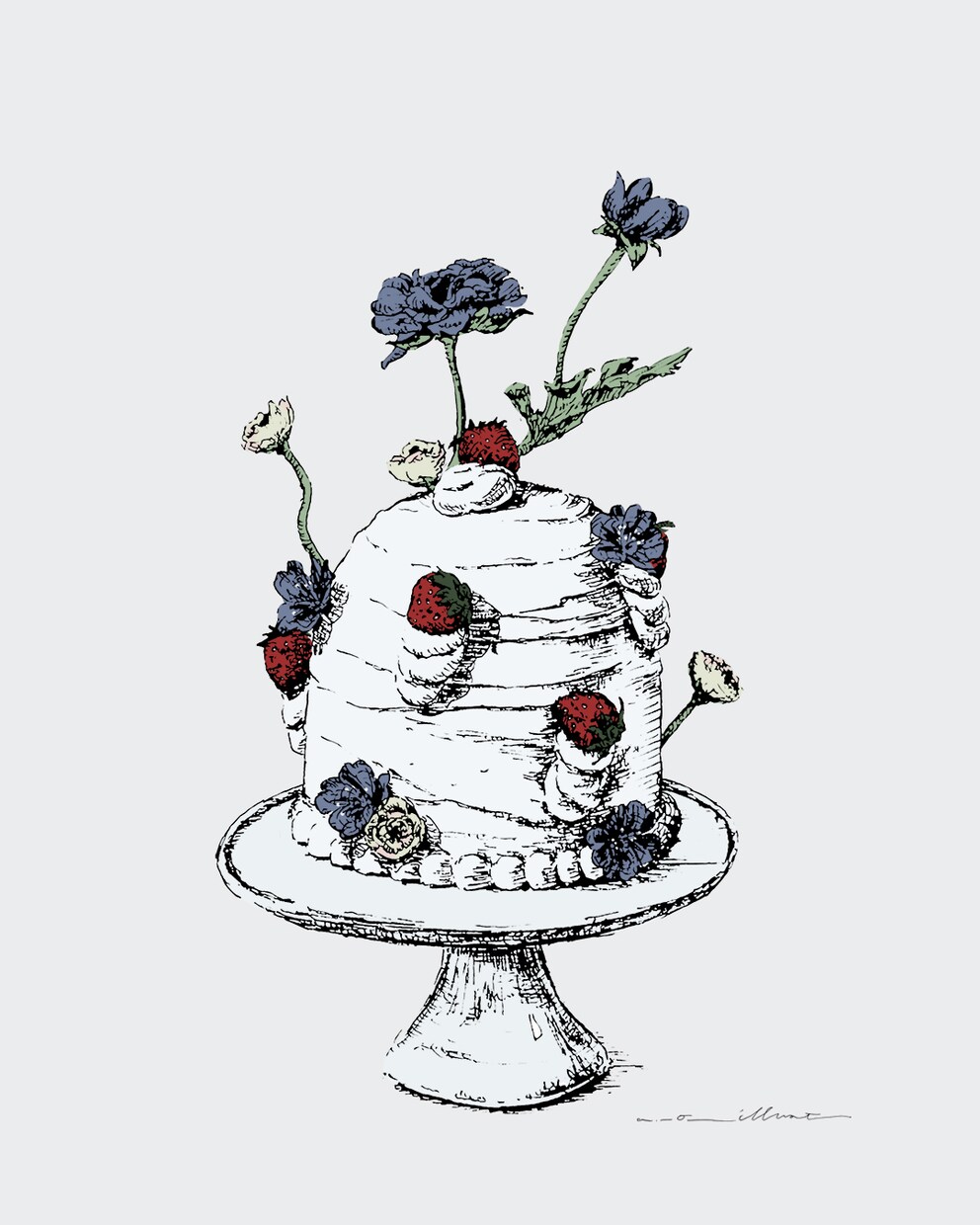 カフェメニューを風合いある線画で描きます 温もり感じる絵で、美味しさを表現しませんか。 イメージ7