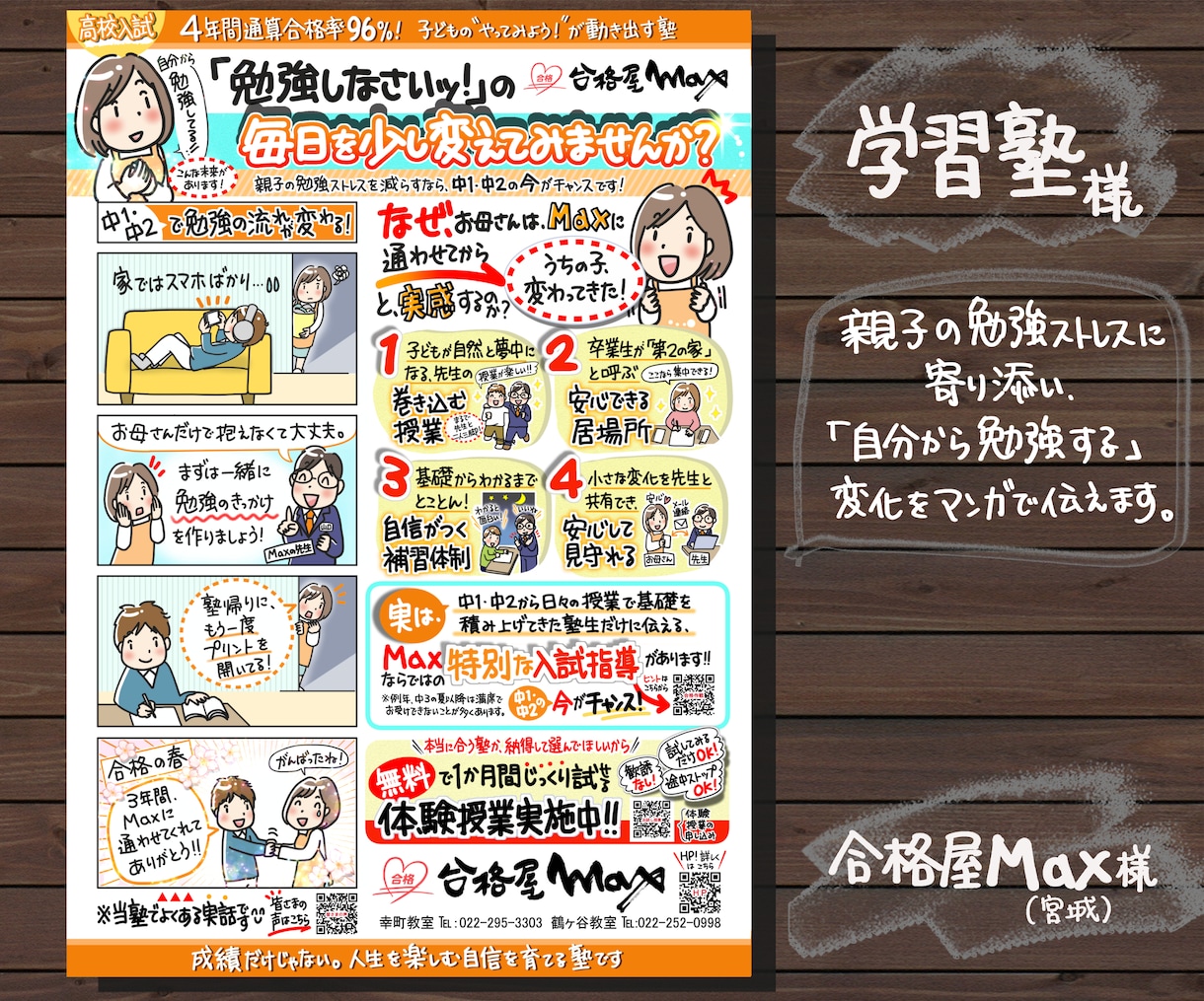 不動産・士業へ！丸投げOKの手書きチラシ作成します 企画・文章・4コマ漫画まで丸投げOK！堅い仕事を親しみやすく イメージ6