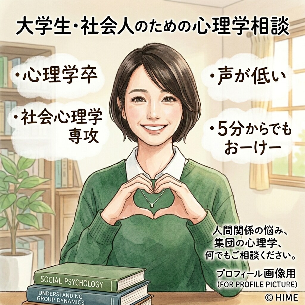 心理学が効く?!恋バナ最初から最後まで聴きます 心理学卒が聴く恋バナ相談室｜片思いから秘密の恋までお気軽に！ イメージ2
