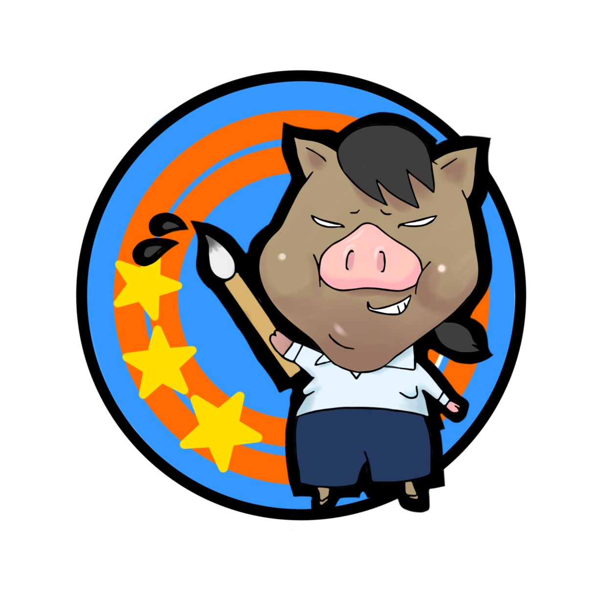 SNSやブログで使えるミニキャラを描きます デフォルメしたミニキャラと文字で分かりやすく イメージ8