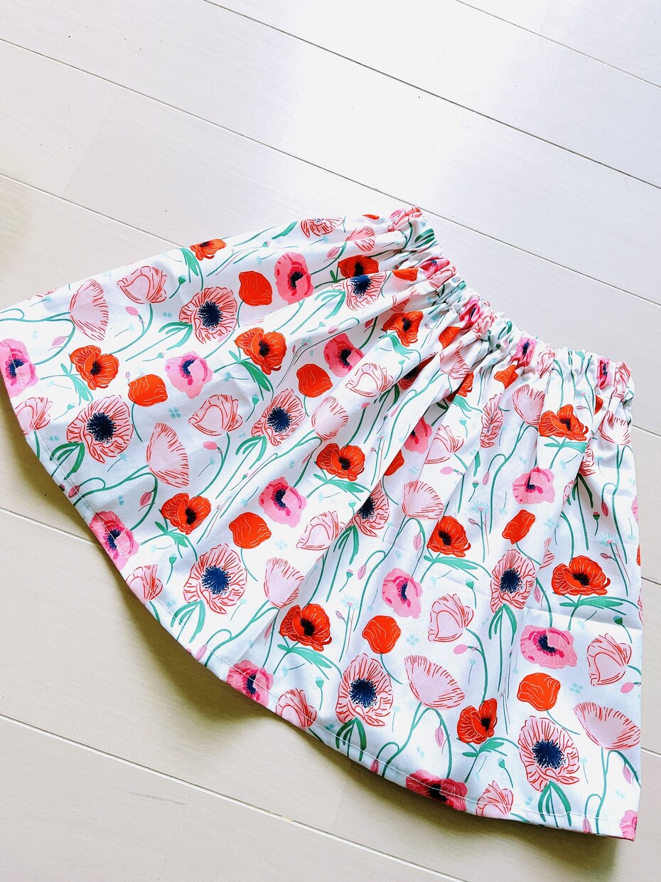 初心者向け子ども用ギャザースカートの作り方教えます 子ども服を作りたいけど何から始めたらいいかわからない方へ イメージ1