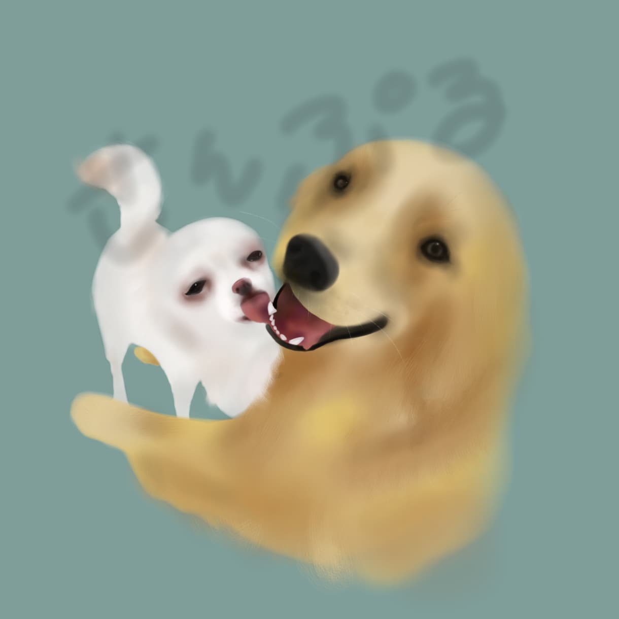 家族をイラストにします 細かい表情まで再現して思い出をイラストに！ イメージ1