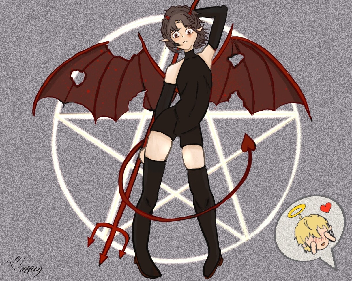 オリジナルキャラを描きます 全身・背景付きのイラストを描きますポーズ、表情も対応可能 イメージ4