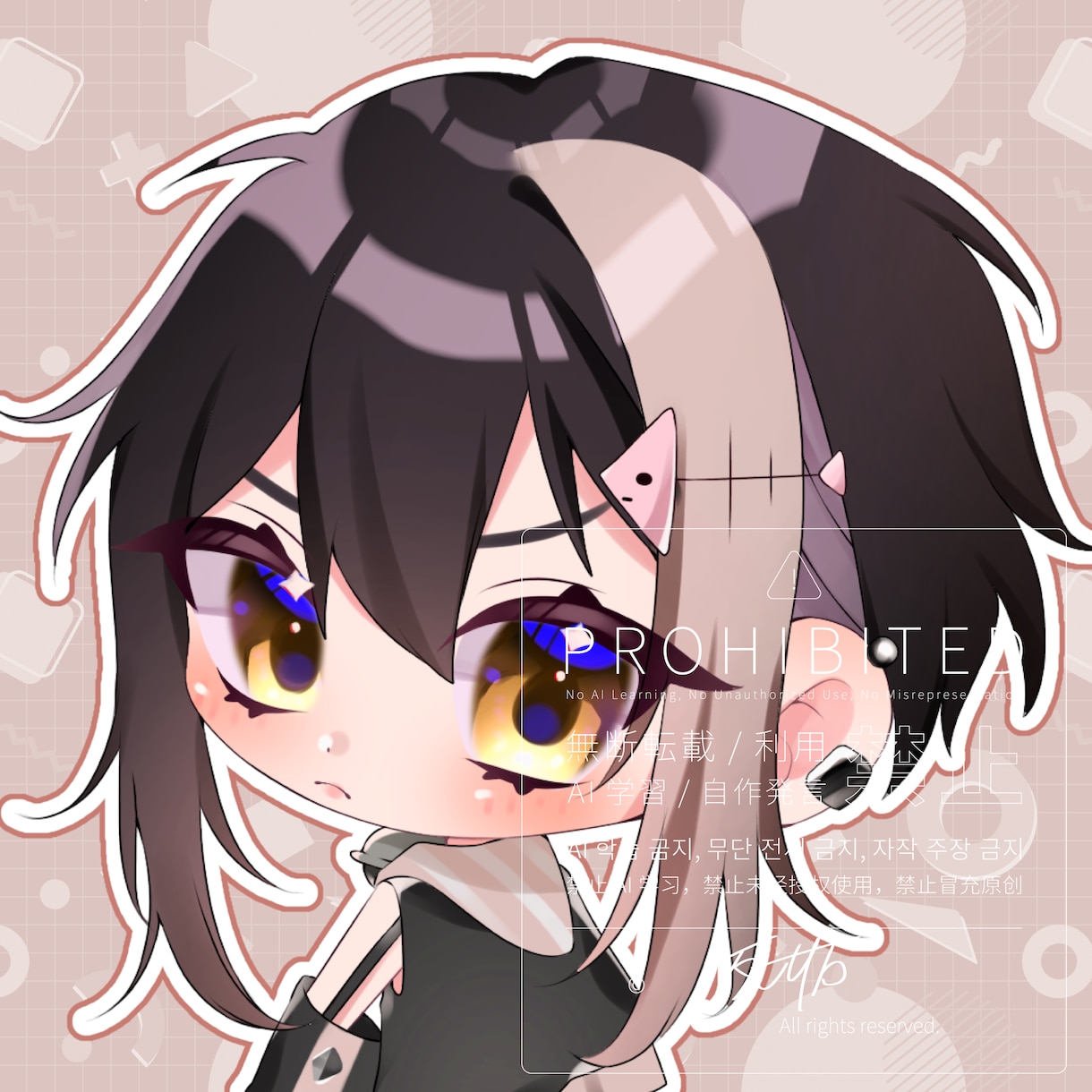 商用〇値段以上の高クオリティイラストを描きます 夢女子様 活動者様 個人様 VTuber様 は必見です。 イメージ2