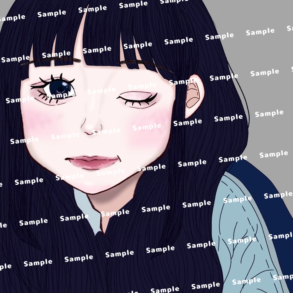 女の子のイラストを描きます お安く×手軽に×可愛いアイコン制作☆ イメージ3