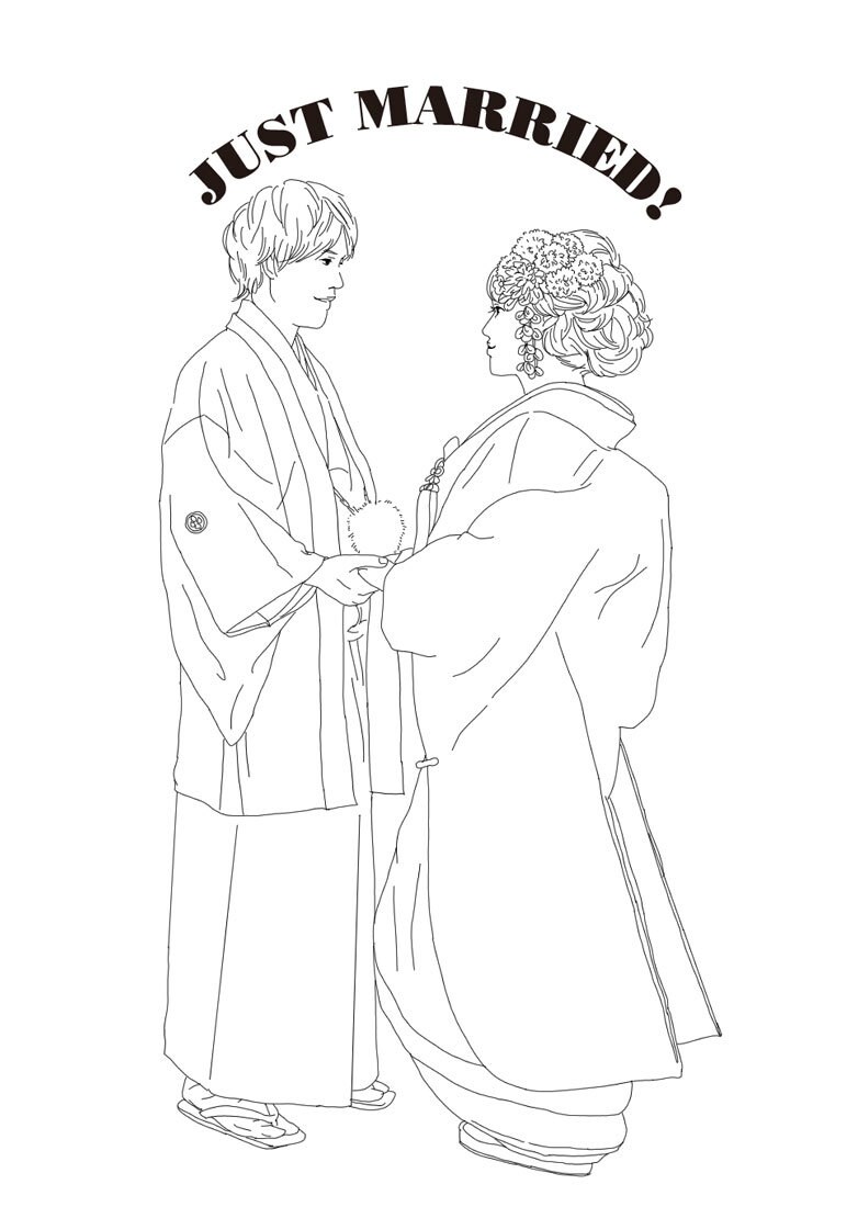 結婚式・記念日・プレゼントにイラスト描きます デザイナーによるイラスト作成♪細かいオーダーご相談下さい！ イメージ5