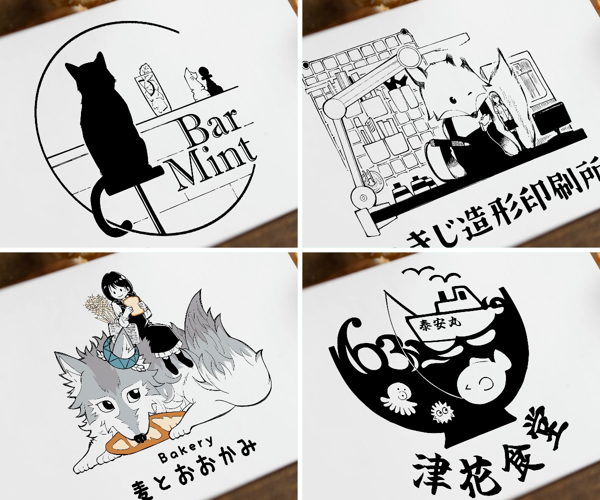 DMで下絵無料！温かみのある手書きロゴ作ります イメージがなくても、お気軽にご相談ください。 イメージ6