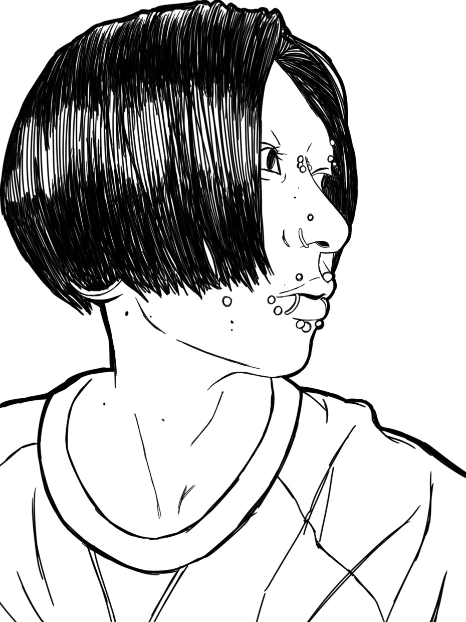 似顔絵。アイコンに使えると思います 主に模写です。キメキメの自撮りを少し味のある感じで描きます。 イメージ3