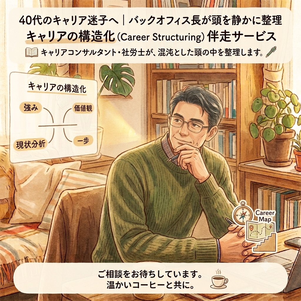 成長疲労者へ自分軸で生きてみたいあなたに共感します 就活生〜再雇用まで100人以上面談！出世やモヤモヤを構造化 イメージ1