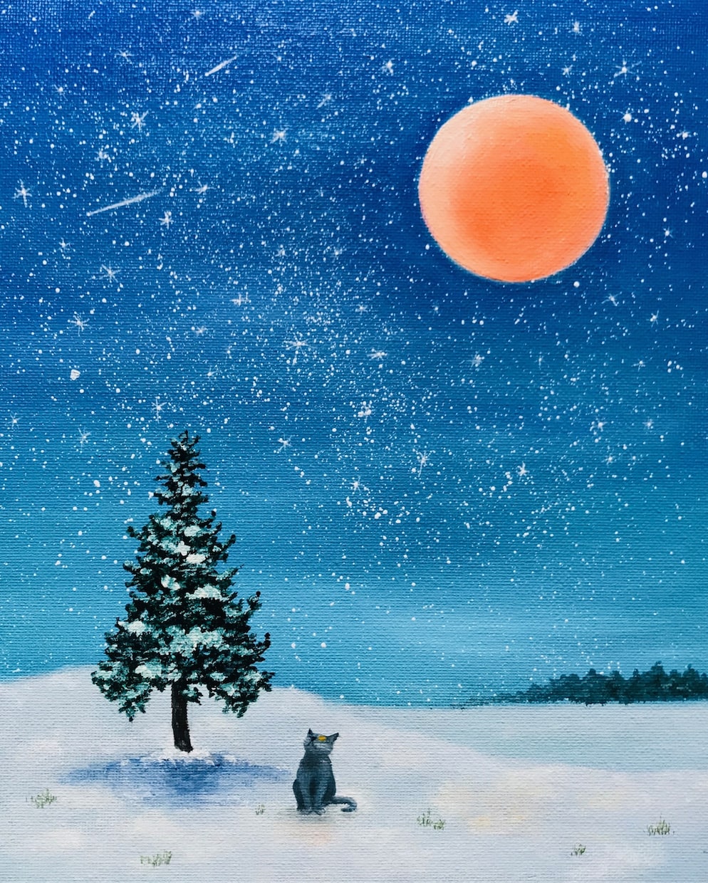ペット・人物・風景・夢想画、心を込めて描きます 幻想的でやさしいタッチ。世界にひとつの癒しアート イメージ9