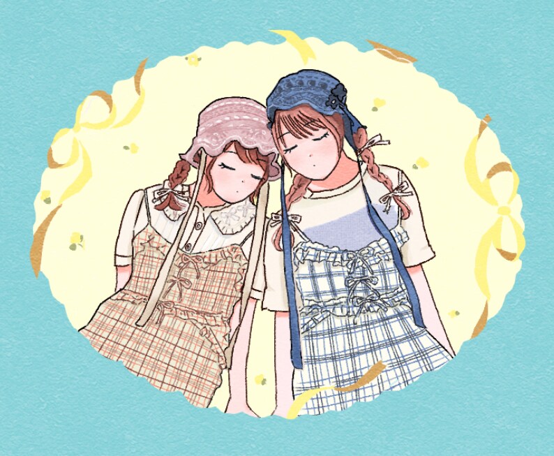 レトロポップで癒し系イラスト＆デザイン化します 似顔絵アイコン,イラスト入り名刺などデザイン化にも対応！ イメージ2