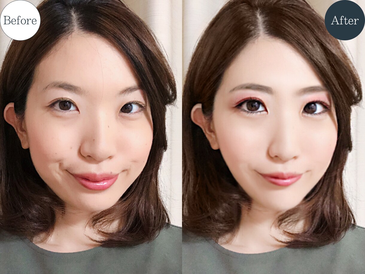 初回1枚無料！！激安で写真のレタッチ承ります 可愛くなりたい女の子必見！！！安心のプロ仕上げ写真加工☆彡 イメージ2
