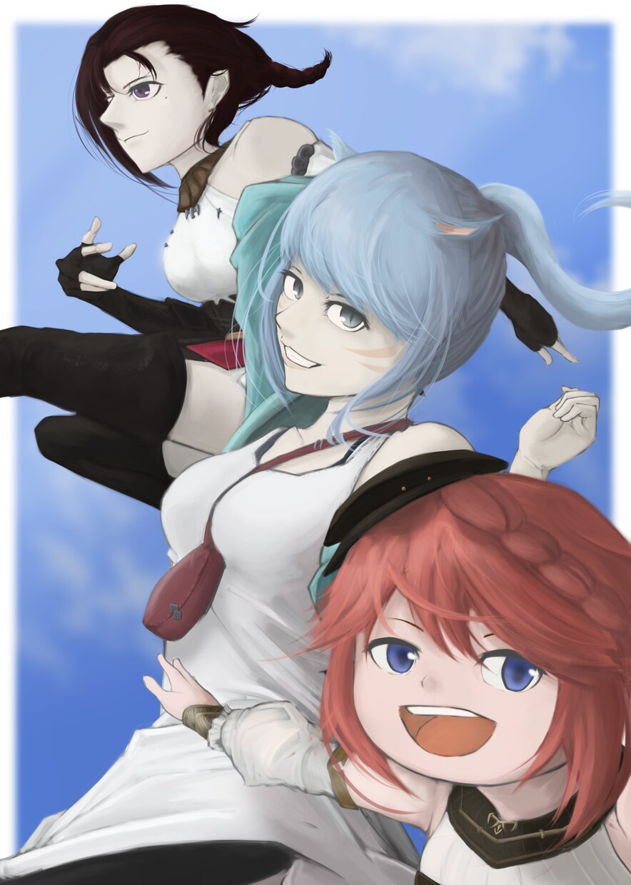 厚塗り風の塗り方でイラストを描きます あなただけのかっこかわいい作品を描きます。 イメージ3