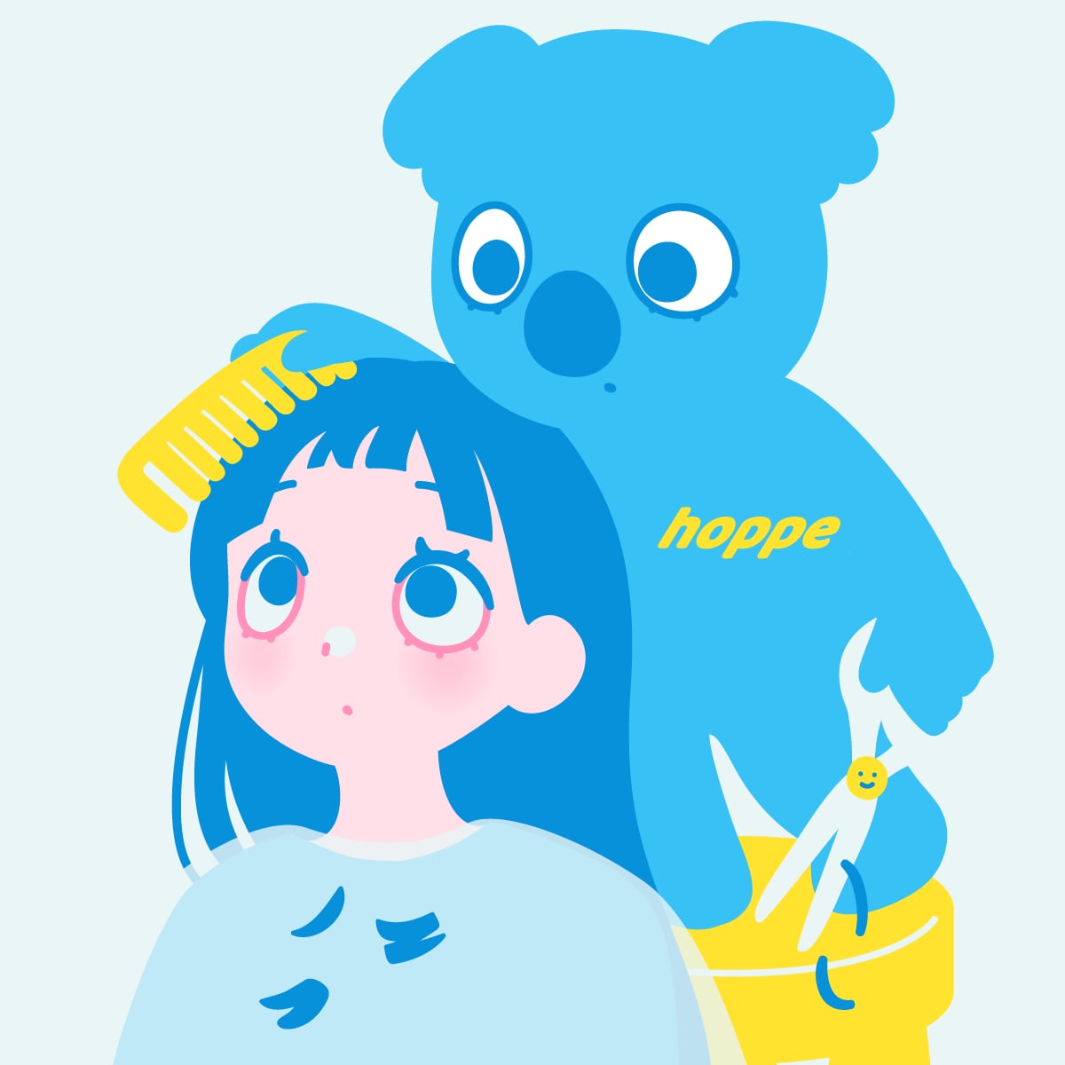 レトロポップで印象的なイラスト制作いたします 主線なし×鮮やかな配色で、アイコン・グッズで個性をだします イメージ5