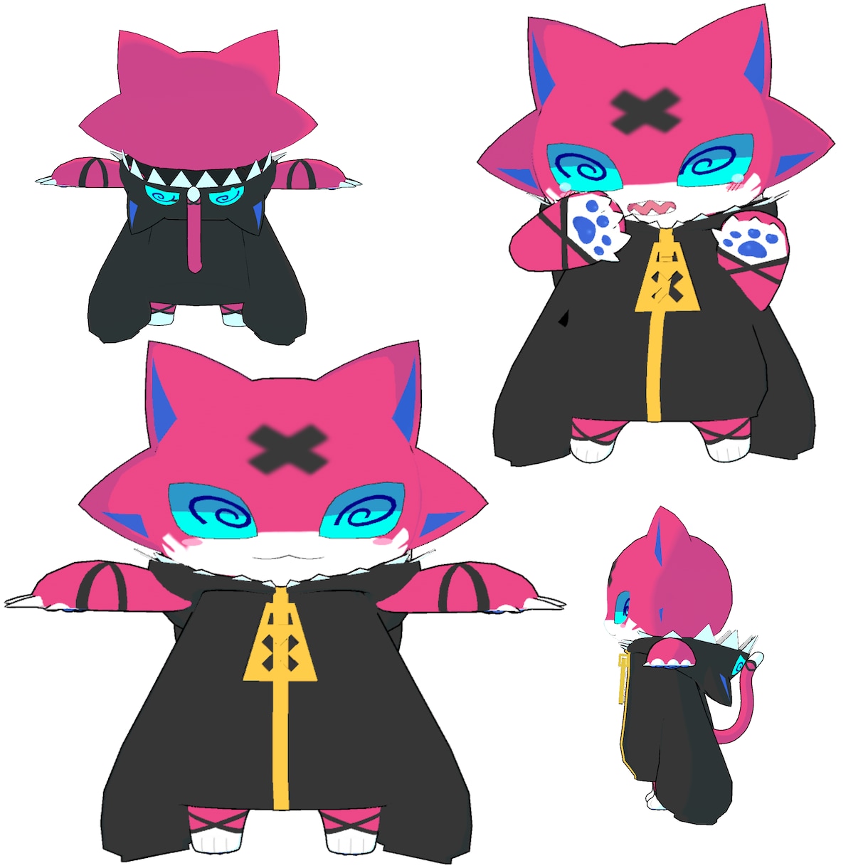 あなたのキャラを3D化します デスクトップマスコットやVtuberを始めたい方にも イメージ6