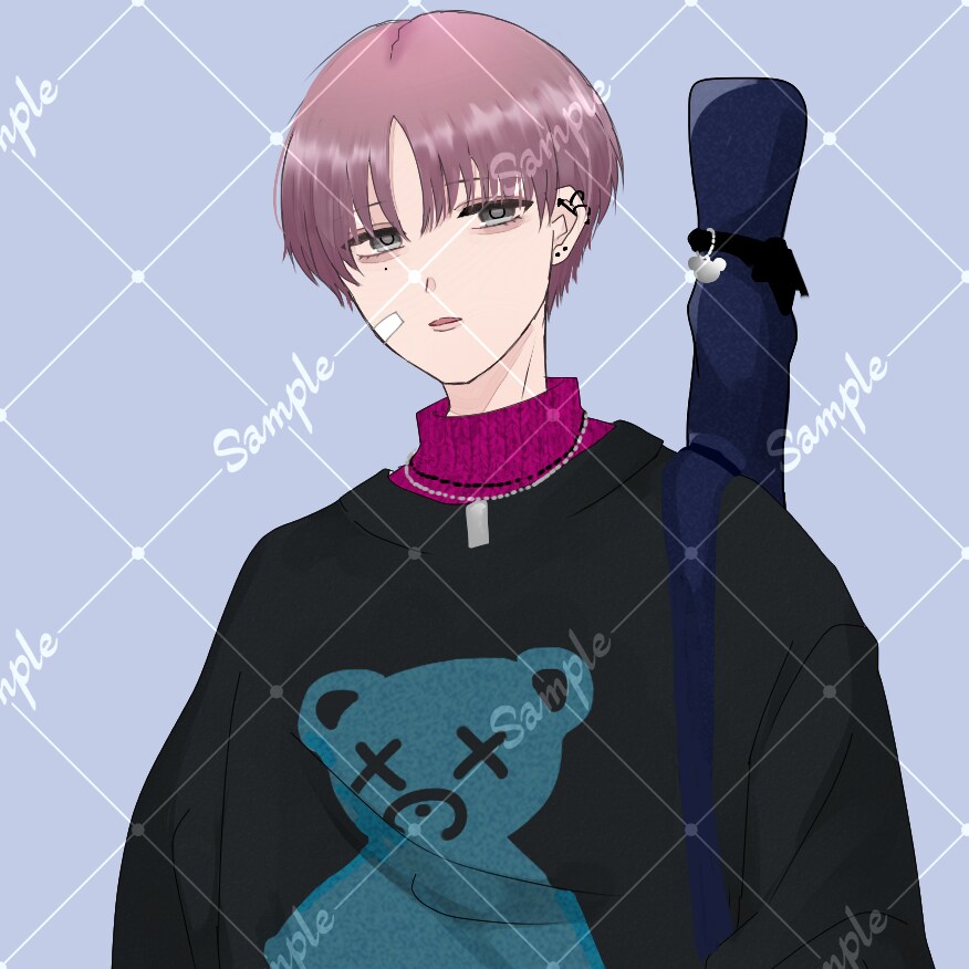 TRPGセッションなどに使える立ち絵をお描きします 創作キャラの立ち絵が欲しい方はぜひご相談ください！ イメージ1