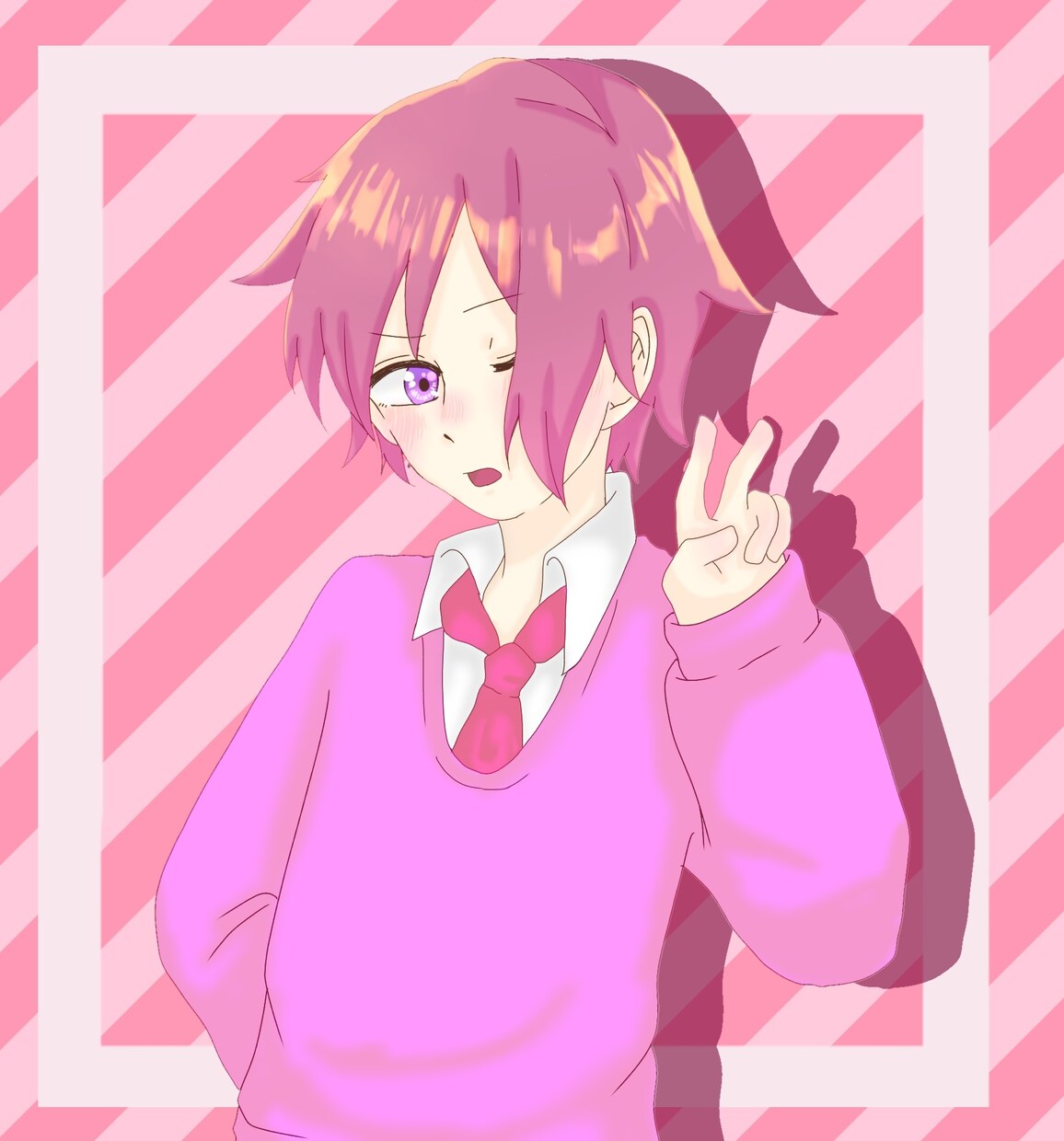 かわいらしい絵柄で心を掴みます SNSのアイコンにぴったりです イメージ4