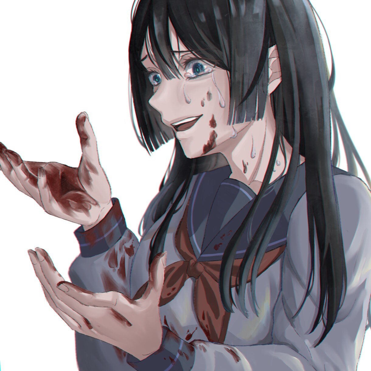 かわいい女の子のイラストをお描きします 病み系イラストも可能！様々なタッチに対応します！ イメージ4