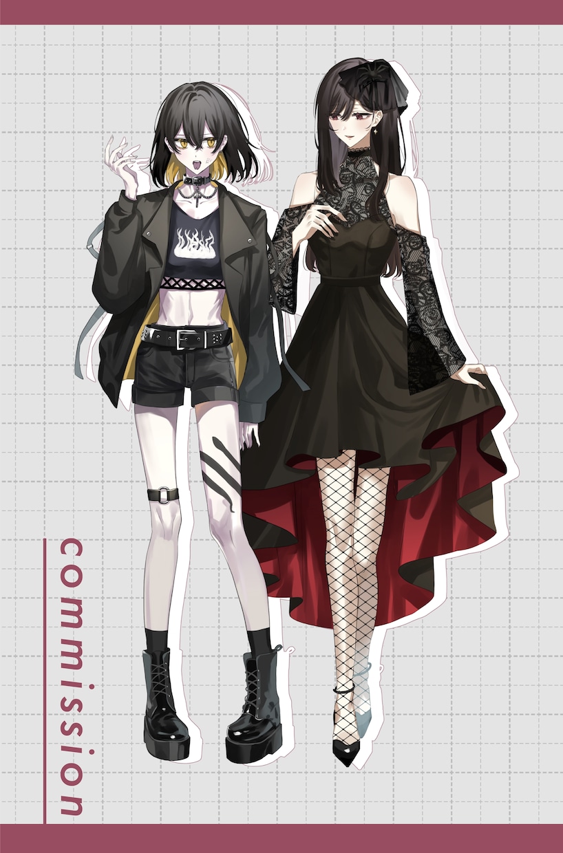 TRPG・VTuber用の立ち絵の制作承ります 可愛い絵柄で立ち絵を制作致します！ イメージ2
