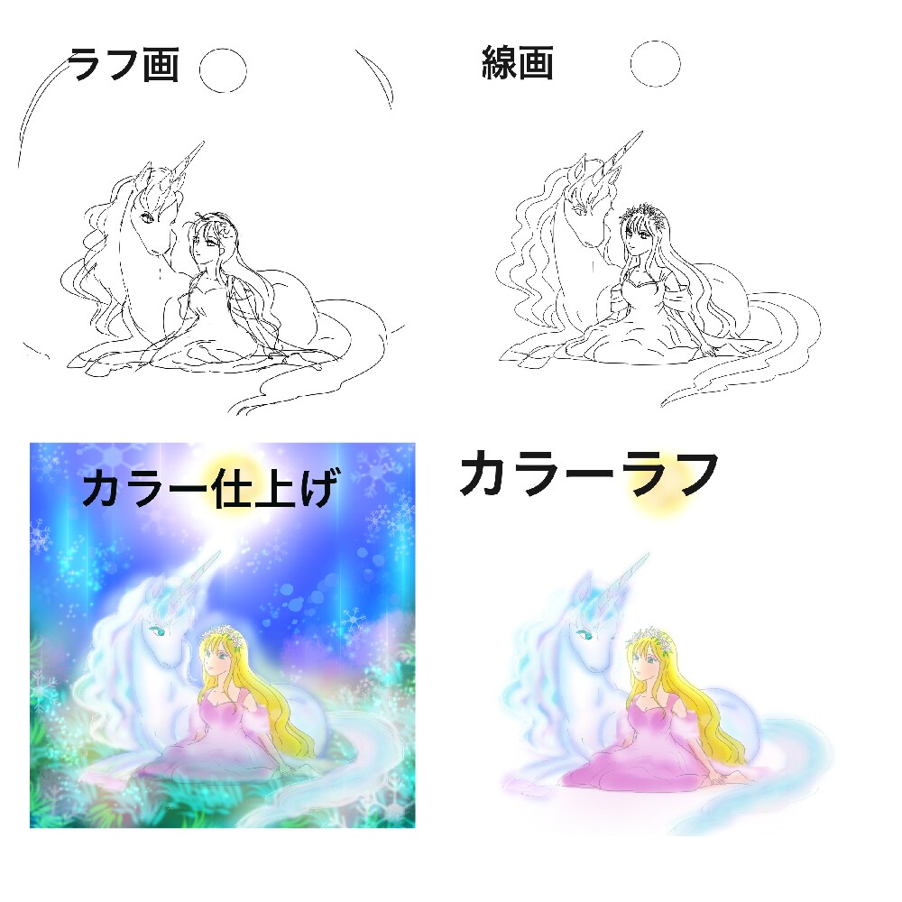 お試し☆オプション無し☆イラストを何でも描きます 新規の方向け。軽いイラストオーダーなどを承ります。修正無制限 イメージ10