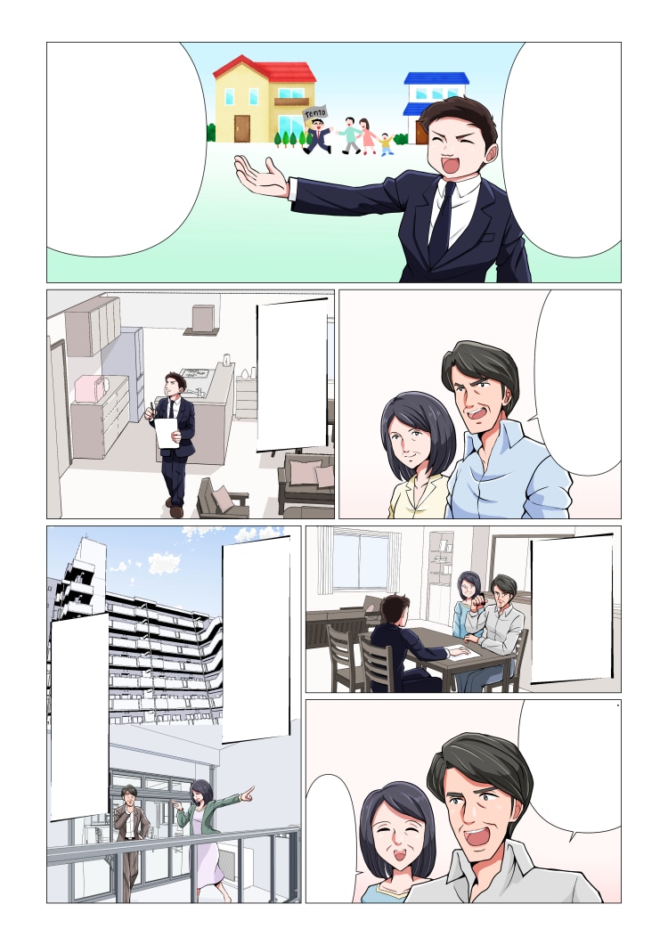 漫画制作いたします 読み進めやすい漫画制作を心がけています！ イメージ2