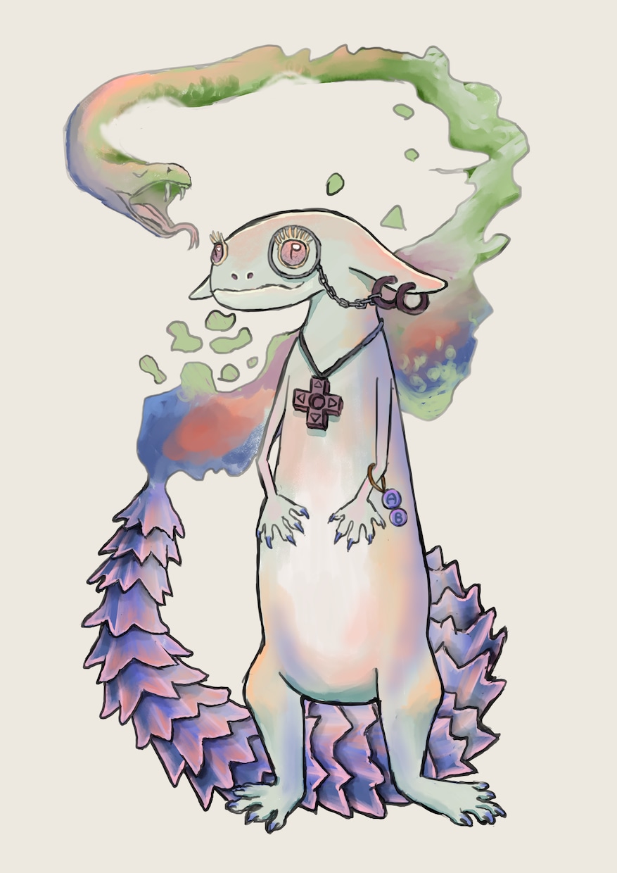 アイコンに使える不思議な生き物のイラストを描きます 美大卒が描くあなたの好きを取り入れた生き物イラスト イメージ1